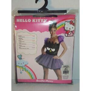 Hello Kitty Badtz Maru Costume Large 10-14 Adult Women Sanrio Rubies New -1015
